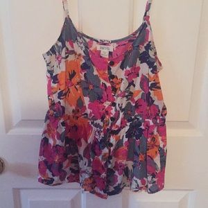 Floral tank top